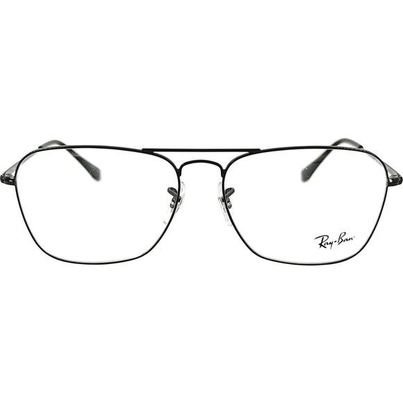 Ray Ban RB6536 Unisex Metal Eyeglass Frame 2509 Black 58-15 - Picture 3 of 5